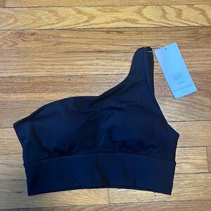 One shoulder workout top/bra
